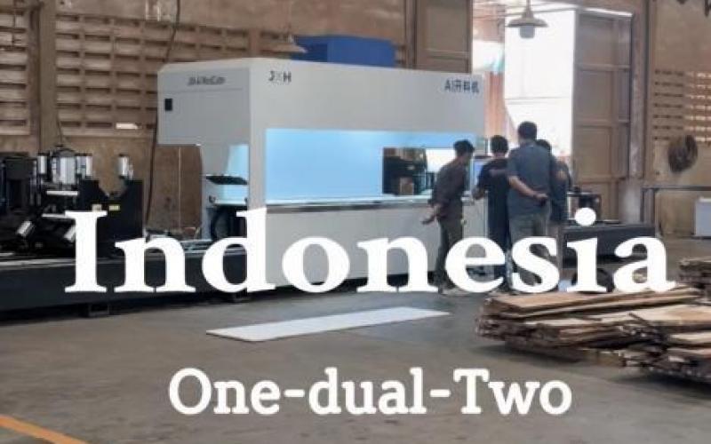 Indonesia Teak Furniture Factory — AI Cutting Machine Case Study