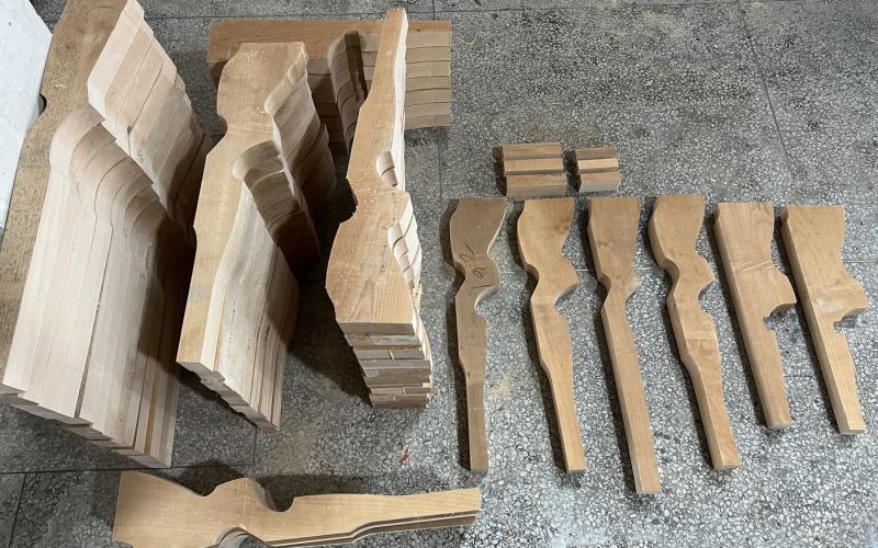 Gunstock Blank Cutting Case Study - Rifle Stocks, Short Stocks and Squares