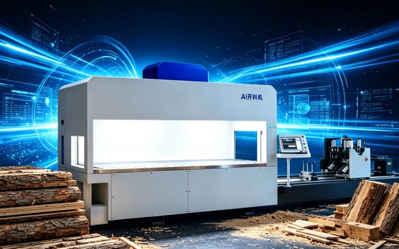 JXH AI Cutting Machine for thick irregular solid wood boards